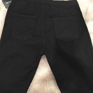 PLT Kylie Black High Rise Skinny Jeans